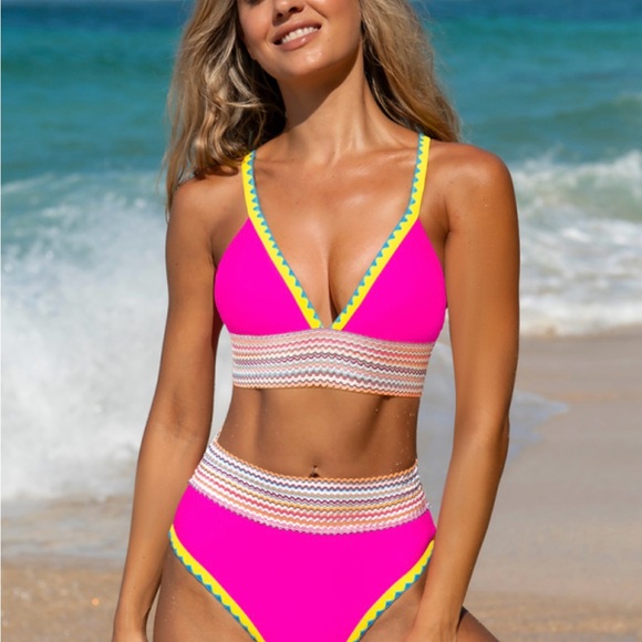 NWT Popvil Boho Bikini Swimsuit - Picture 6 of 7